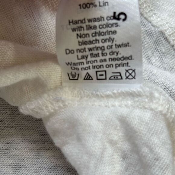 J. Crew teach for America 100% linen tee T-shirt XS - Picture 5 of 11